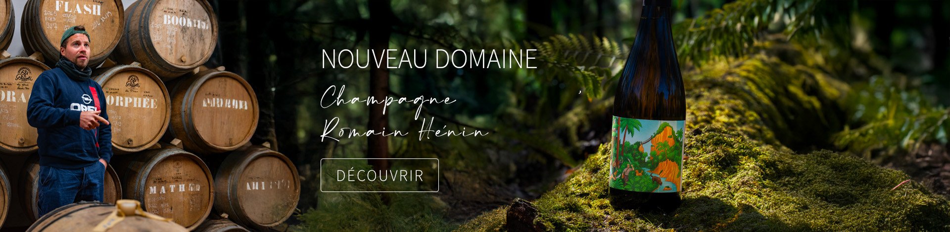 Nouveau vigneron Romain Henin