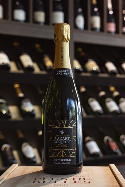 Champagne Vazart-Coquart - Brut Réserve Blanc de Blancs - Garrafa 75 cl