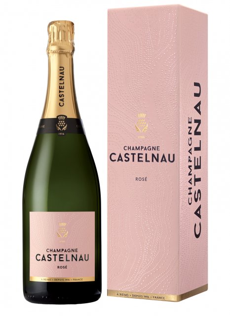 Champagne Castelnau - Le Rosé - Botella 75CL - Estuche