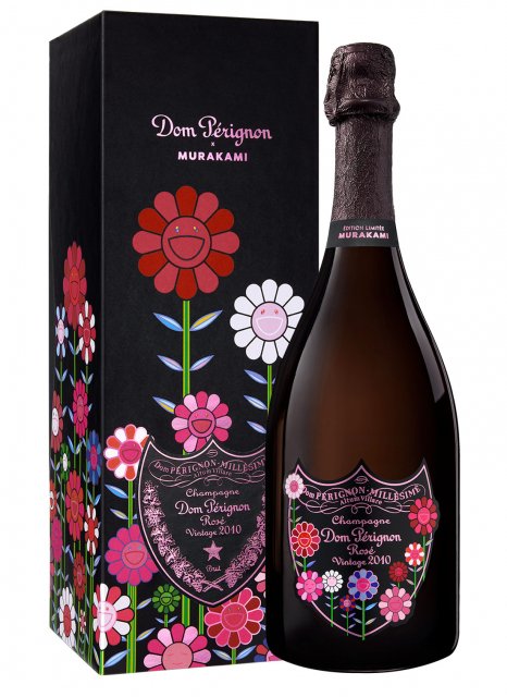 Champagne Dom Pérignon - Vintage Rosé 2010 éd. Murakami - Bottiglia 75 cl - Cofanetto