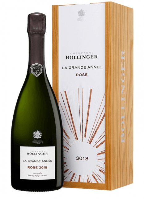 Champagne Bollinger - La Grande Année Rosé 2018 - Botella 75CL - Cofre Champagne Bollinger - La Grande Année Rosé 2018 - Botella 75CL - Cofre