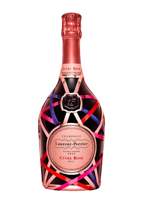 Champagne Laurent-Perrier - Cuvée Rosé Robe Métal Rubans - Bottiglia 75 cl