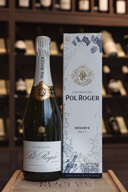 Champagne Pol Roger - Brut Réserve - Bottiglia 75 cl - Astuccio
