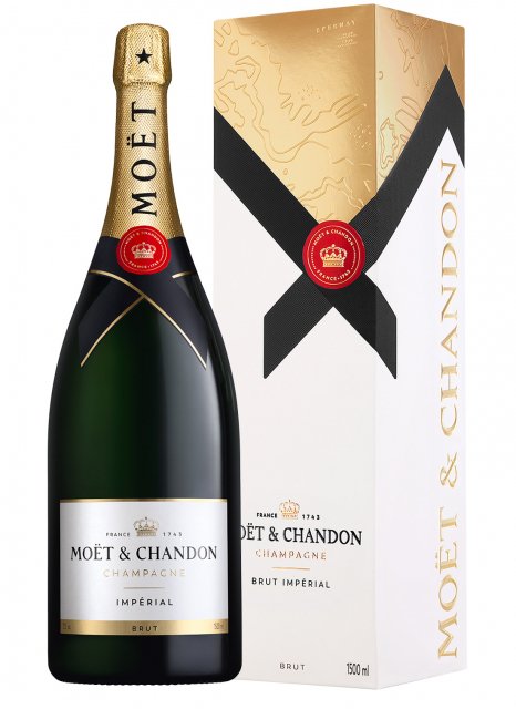 Champagne Moët & Chandon - Brut Impérial - Magnum 150 cl - Estojo Champagne Moët & Chandon - Brut Impérial - Magnum 150 cl - Estojo