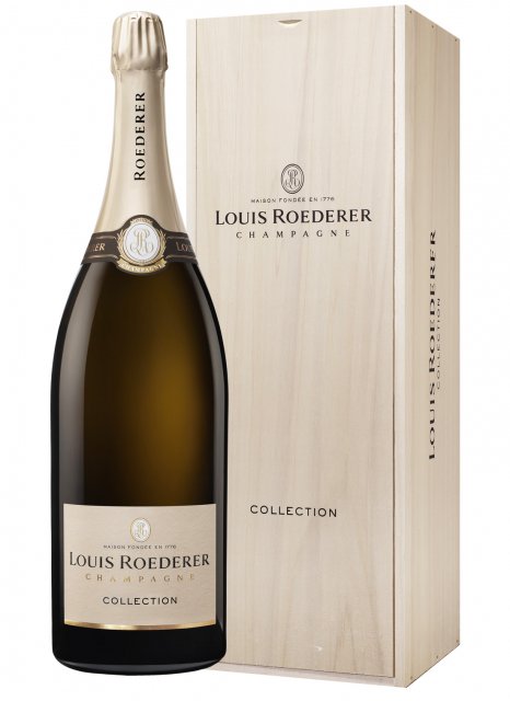 Champagne Louis Roederer - Collection 246 - Jéroboam 300cl - Caisse bois Champagne Louis Roederer - Collection 246 - Jéroboam 300cl - Caisse bois