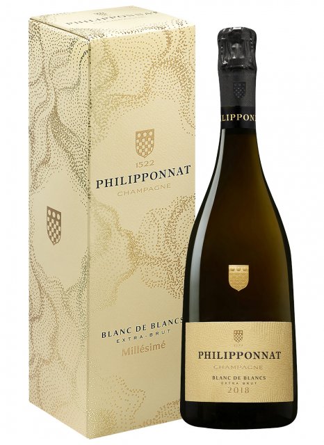 Champagne Philipponnat - Blanc de Blancs 2018 - Garrafa 75 cl - Estojo