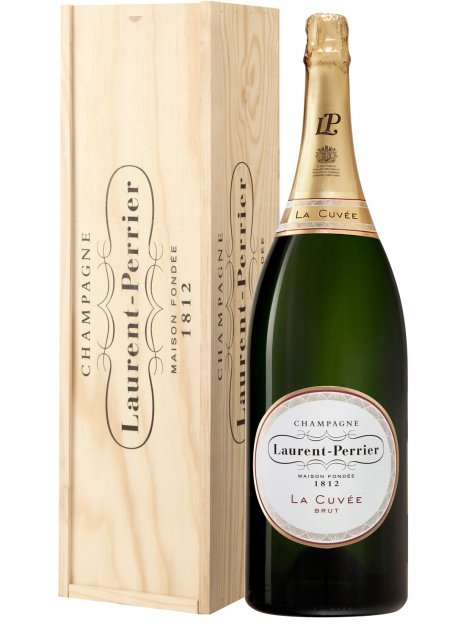 Champagne Laurent-Perrier - La Cuvée - Jeroboam 300 cl - Holzkiste Champagne Laurent-Perrier - La Cuvée - Jeroboam 300 cl - Holzkiste