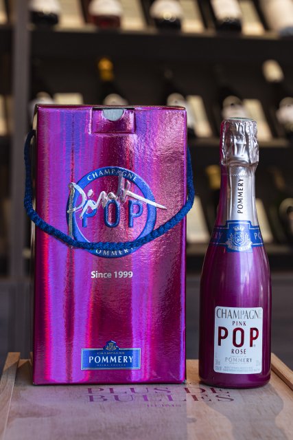 Champagne Pommery - Coffret 4 mini Pink POP - Astuccio