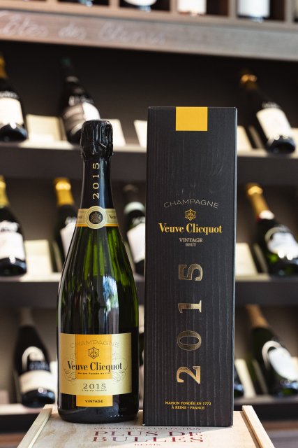 Champagne Veuve Clicquot - Vintage 2015 - Flasche 75 cl - Etui