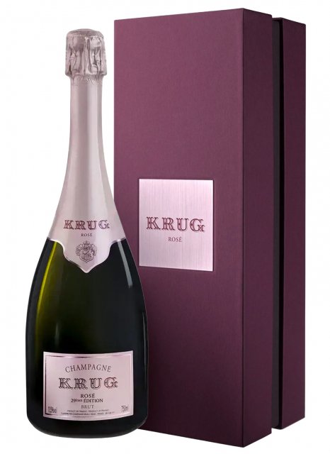 Champagne Krug - Krug Rosé (29e édition) - Bouteille 75CL - Coffret Champagne Krug - Krug Rosé (29e édition) - Bouteille 75CL - Coffret