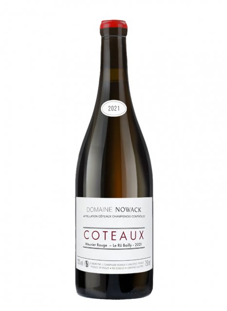 Champagne Nowack - Meunier Rouge - Le Rû Bailly 2021 - Bottiglia 75 cl Champagne Nowack - Meunier Rouge - Le Rû Bailly 2021 - Bottiglia 75 cl