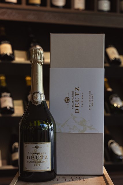 Champagne Deutz - Blanc de Blancs 2018 - Bottiglia 75 cl - Cofanetto