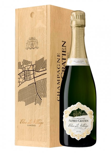 Champagne Alfred Gratien - Clos Le Village 2018 - Botella 75CL - Caja de madera
