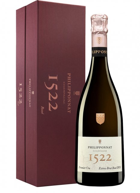 Champagne Philipponnat - Cuvée 1522 Rosé 2015 - Bottiglia 75 cl - Cofanetto Champagne Philipponnat - Cuvée 1522 Rosé 2015 - Bottiglia 75 cl - Cofanetto