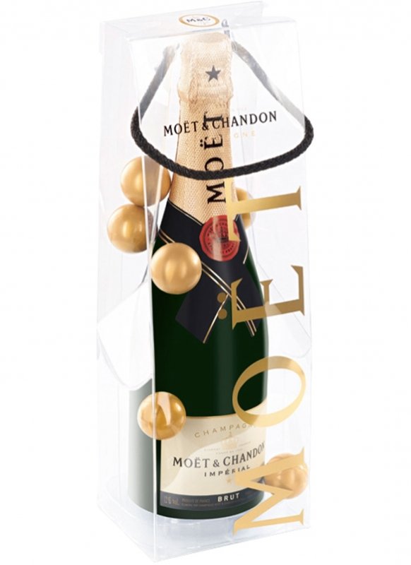 Champagne Moët & Chandon - Brut Impérial So Bubbly - Garrafa 75 cl - Caixa Champagne Moët & Chandon - Brut Impérial So Bubbly - Garrafa 75 cl - Caixa