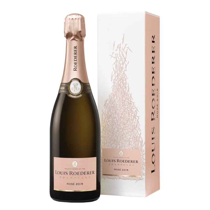 Champagne Louis Roederer - Rosé 2015 - Garrafa 75 cl - Estojo Champagne Louis Roederer - Rosé 2015 - Garrafa 75 cl - Estojo