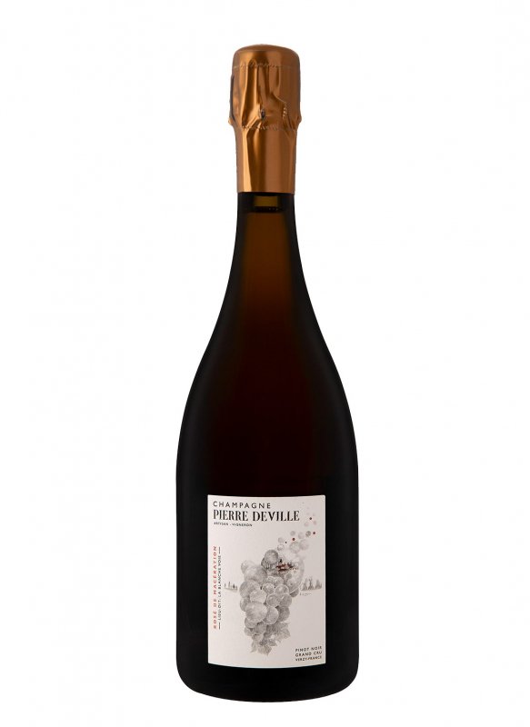 Champagne Pierre Deville - La Blanche Voie - Rosé de Macération - Garrafa 75 cl Champagne Pierre Deville - La Blanche Voie - Rosé de Macération - Garrafa 75 cl