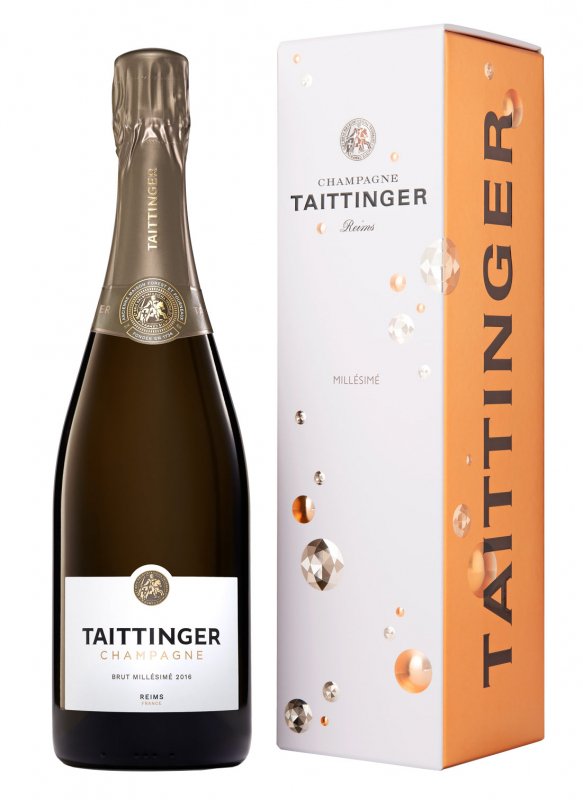 Champagne Taittinger - Millésime 2016 - Botella 75CL - Estuche Champagne Taittinger - Millésime 2016 - Botella 75CL - Estuche