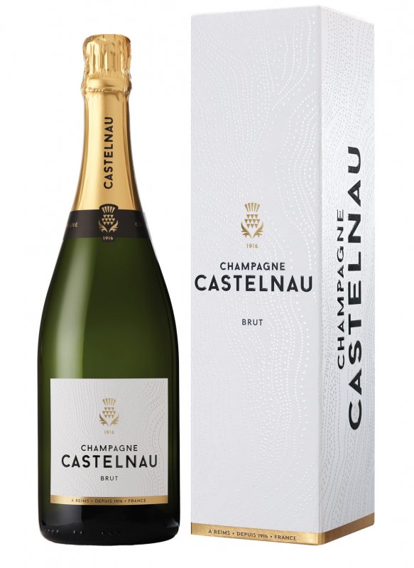 Champagne Castelnau - Le Brut - Garrafa 75 cl - Estojo