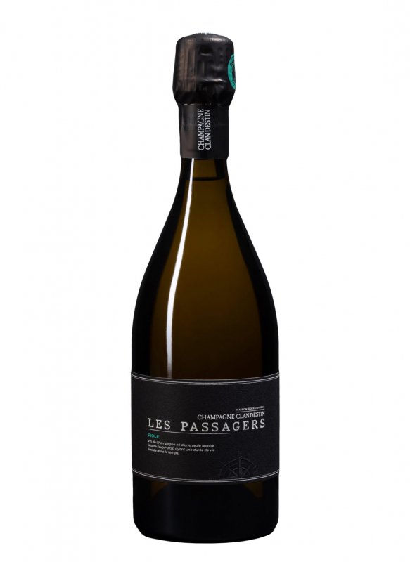 Champagne Clandestin - Les Passagers Fiole R22 - Bouteille 75CL Champagne Clandestin - Les Passagers Fiole R22 - Bouteille 75CL