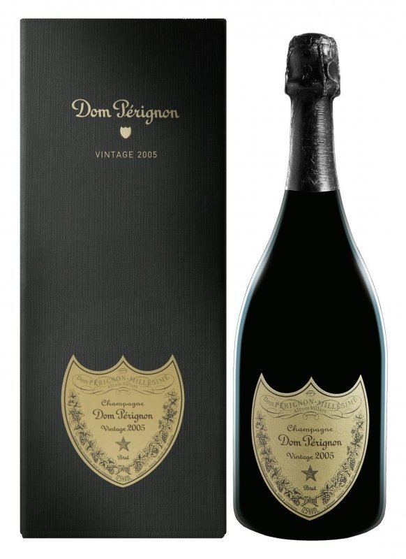 Champagne Dom Pérignon - Vintage 2005 - Garrafa 75 cl - Caixa