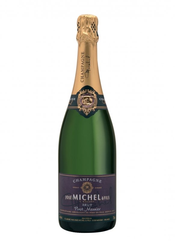 Champagne José Michel - Brut Pinot Meunier - Garrafa 75 cl Champagne José Michel - Brut Pinot Meunier - Garrafa 75 cl