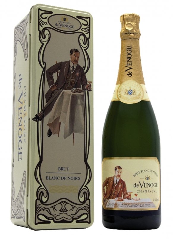 Champagne De Venoge - Cordon Bleu Blanc de Noirs - Bouteille 75CL - Coffret Champagne De Venoge - Cordon Bleu Blanc de Noirs - Bouteille 75CL - Coffret