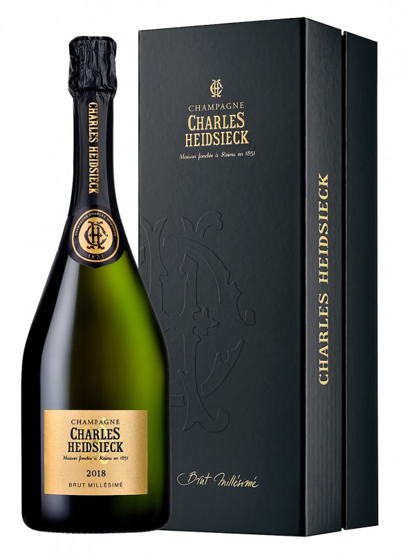 Champagne Charles Heidsieck - Millésime 2018 - Bouteille 75CL - Coffret Champagne Charles Heidsieck - Millésime 2018 - Bouteille 75CL - Coffret