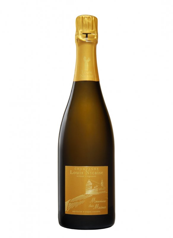 Champagne Louis Nicaise - Meuniers des Moines 2017 - Garrafa 75 cl Champagne Louis Nicaise - Meuniers des Moines 2017 - Garrafa 75 cl