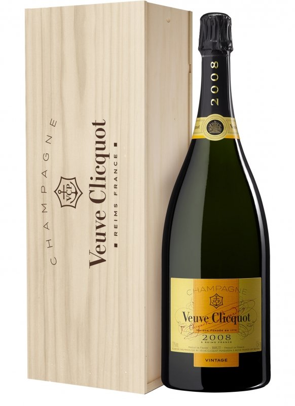 Champagne Veuve Clicquot - Vintage 2008 - Magnum 150 cl - Cassa legno Champagne Veuve Clicquot - Vintage 2008 - Magnum 150 cl - Cassa legno