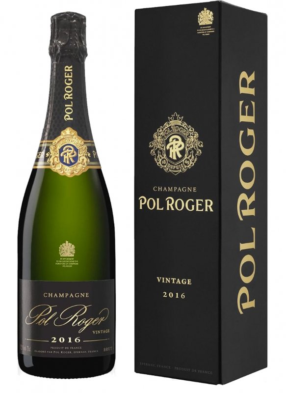 Champagne Pol Roger - Brut Vintage 2016 - Magnum 150 cl - Estojo Champagne Pol Roger - Brut Vintage 2016 - Magnum 150 cl - Estojo