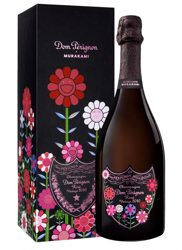 Dom Pérignon Champagne - Vintage Rosé 2010 éd. Murakami - Bottle 75cl - Presentation pack Dom Pérignon Champagne - Vintage Rosé 2010 éd. Murakami - Bottle 75cl - Presentation pack