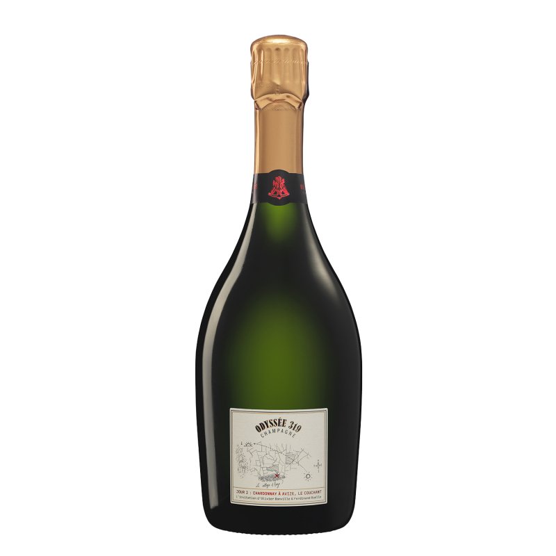 Champagne Odyssée 319 - Jour 2 : Avize, Le Couchant - Flasche 75 cl Champagne Odyssée 319 - Jour 2 : Avize, Le Couchant - Flasche 75 cl