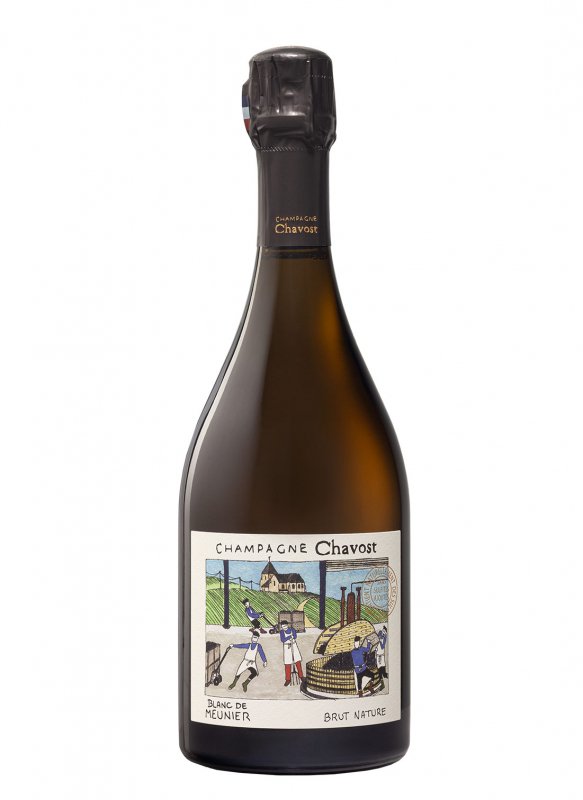 Champagne Chavost - Blanc de Meunier - Garrafa 75 cl Champagne Chavost - Blanc de Meunier - Garrafa 75 cl