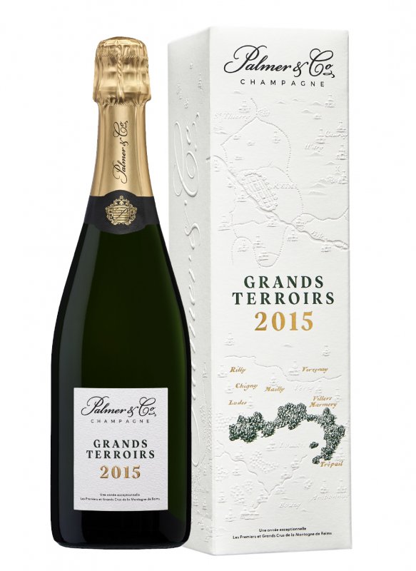 Champagne Palmer & Co - Grands Terroirs 2015 - Bouteille 75CL - Etui Champagne Palmer & Co - Grands Terroirs 2015 - Bouteille 75CL - Etui