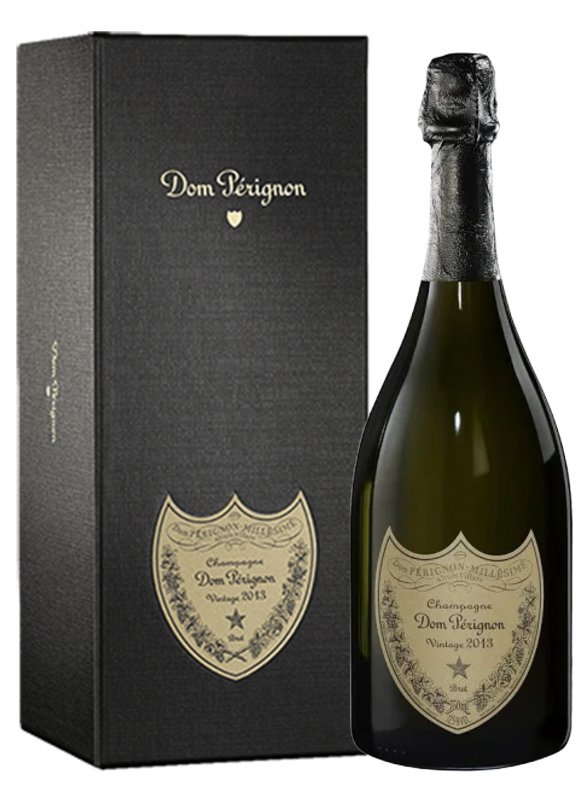 Champagne Dom Pérignon Vintage 2013 Flasche 75 cl Box Caracteres