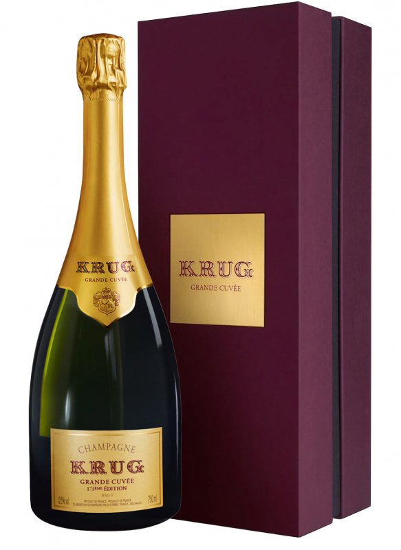 Champagne Krug - La Grande Cuvée (173e édition) - Bottiglia 75 cl - Cofanetto Champagne Krug - La Grande Cuvée (173e édition) - Bottiglia 75 cl - Cofanetto