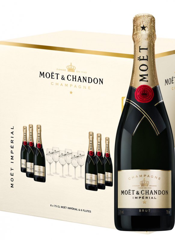6 Brut Impérial + 6 flûtes