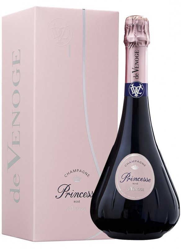 Champagne De Venoge - Princesse Rosé - Garrafa 75 cl - Estojo Champagne De Venoge - Princesse Rosé - Garrafa 75 cl - Estojo