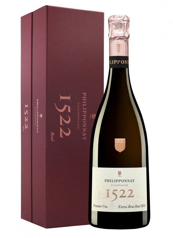 Champagne Philipponnat - Cuvée 1522 Premier Cru Rosé 2014 - Bouteille 75CL - Coffret Champagne Philipponnat - Cuvée 1522 Premier Cru Rosé 2014 - Bouteille 75CL - Coffret