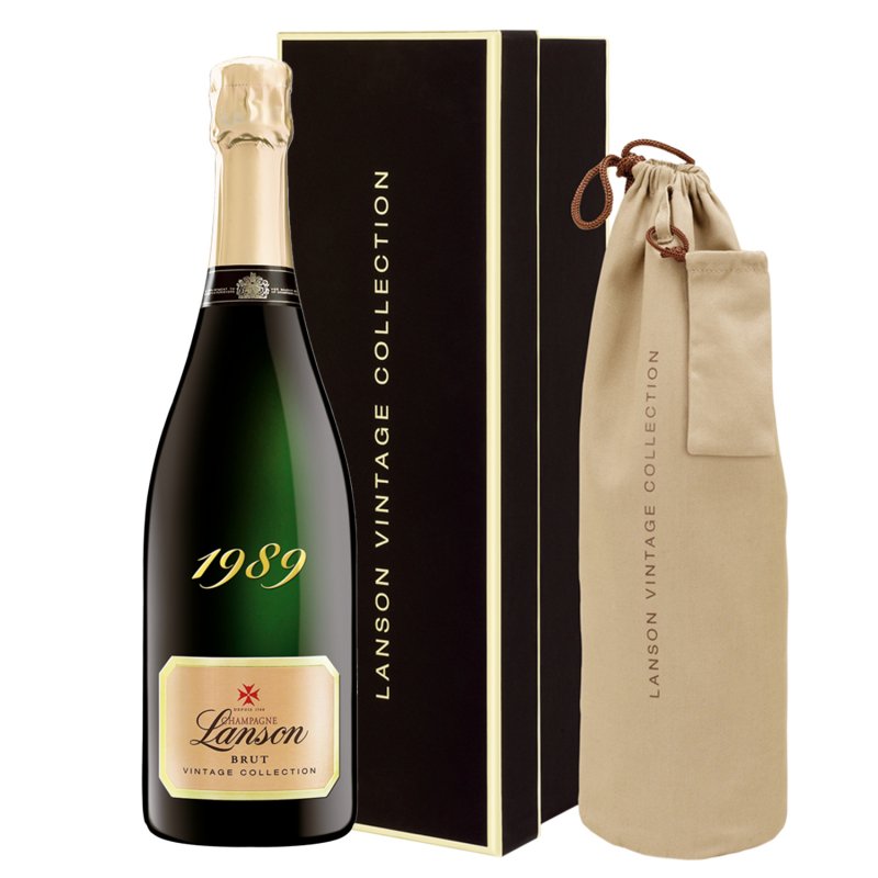 Champagne Lanson - Vintage Collection 1989 - Garrafa 75 cl - Caixa
