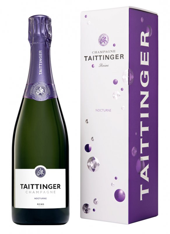 Champagne Taittinger - Nocturne - Garrafa 75 cl - Estojo Champagne Taittinger - Nocturne - Garrafa 75 cl - Estojo