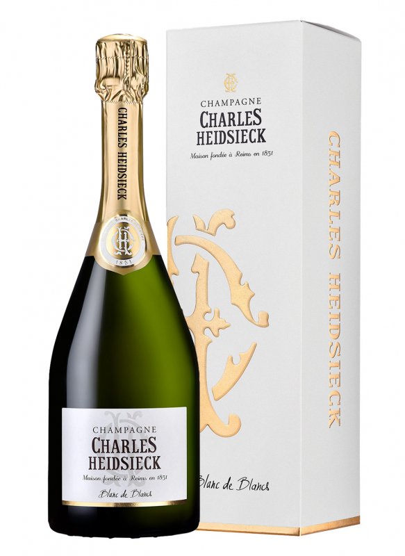 Champagne Charles Heidsieck - Blanc de Blancs - Garrafa 75 cl - Estojo Champagne Charles Heidsieck - Blanc de Blancs - Garrafa 75 cl - Estojo