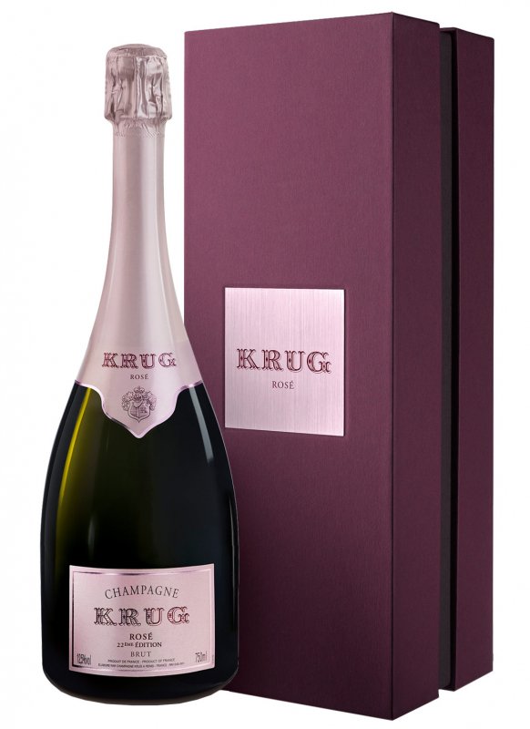 Champagne Krug - Krug Rosé (23e édition) - Bouteille 75CL - Coffret Champagne Krug - Krug Rosé (23e édition) - Bouteille 75CL - Coffret