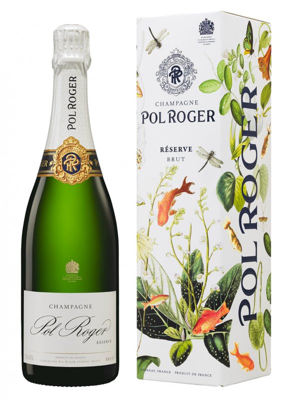 Pol Roger Champagne - Brut Réserve - Bottle 75cl - Box