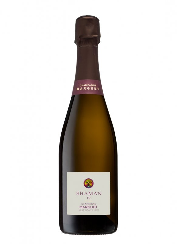 Champagne Marguet - Shaman Rosé 19 Grand Cru - Garrafa 75 cl Champagne Marguet - Shaman Rosé 19 Grand Cru - Garrafa 75 cl