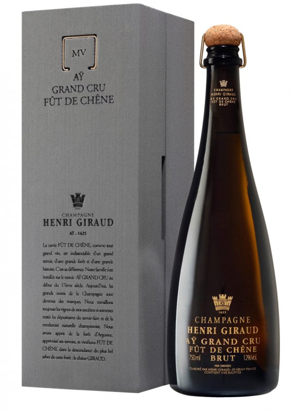 Champagne Henri Giraud - Fût de Chêne MV13 - Bouteille 75CL - Caisse bois Champagne Henri Giraud - Fût de Chêne MV13 - Bouteille 75CL - Caisse bois