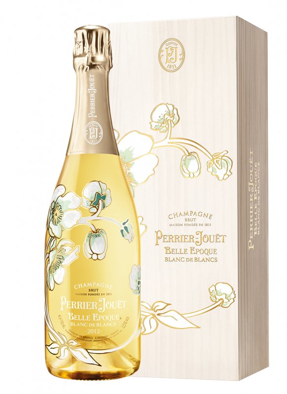 Champagne Perrier-Jouët - Belle Epoque Blanc de Blancs 2012 - Garrafa 75 cl - Caixa de madeira Champagne Perrier-Jouët - Belle Epoque Blanc de Blancs 2012 - Garrafa 75 cl - Caixa de madeira