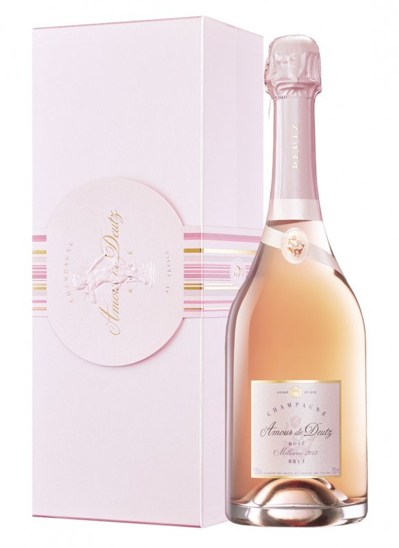 Champagne Deutz - Amour de Deutz Rosé 2013 - Garrafa 75 cl - Caixa Champagne Deutz - Amour de Deutz Rosé 2013 - Garrafa 75 cl - Caixa