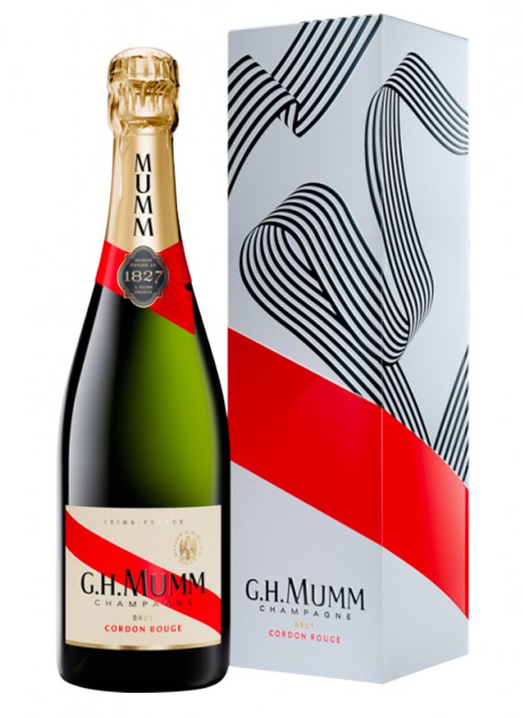 Champagne Mumm - Cordon Rouge - Garrafa 75 cl - Estojo Champagne Mumm - Cordon Rouge - Garrafa 75 cl - Estojo